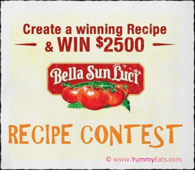 Sun-Dried Tomato Recipe Contest to Win $2500 Cash Prize